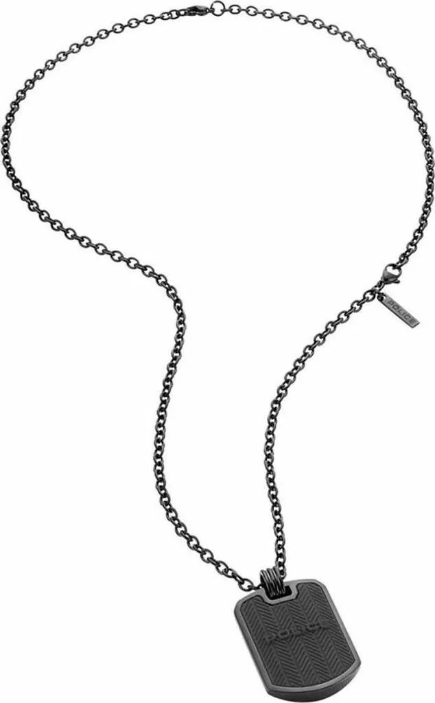 Collana Police PJ26400PSUGR0 da Uomo in Acciaio Nero 50 cm | Urban Style