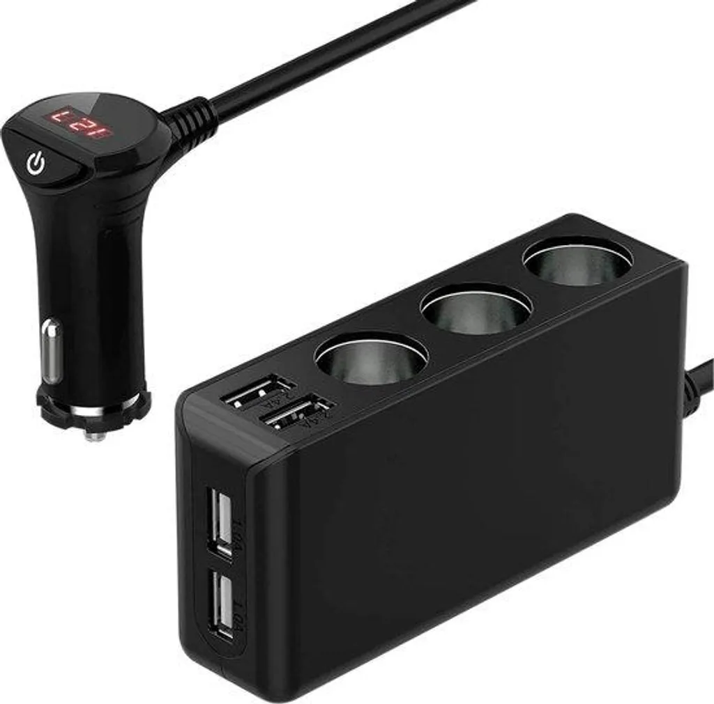 Chargeur USB voiture 12V pour passagers et navigation GPS continue
