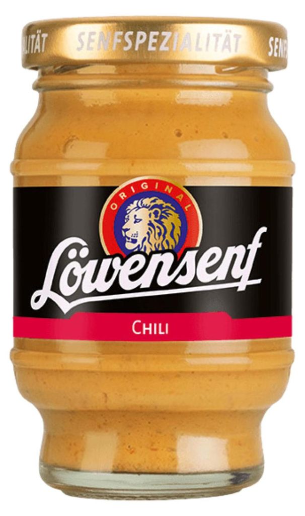 Löwensenf Senfspezialität Chili Tönnchen - 100ml Produktbild 
