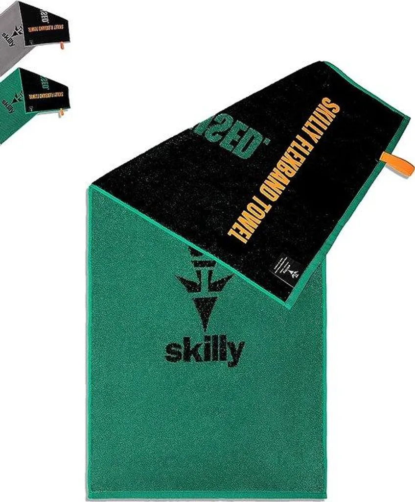 Bande de fitness antidérapante XL noir 120x50cm en pur coton premium