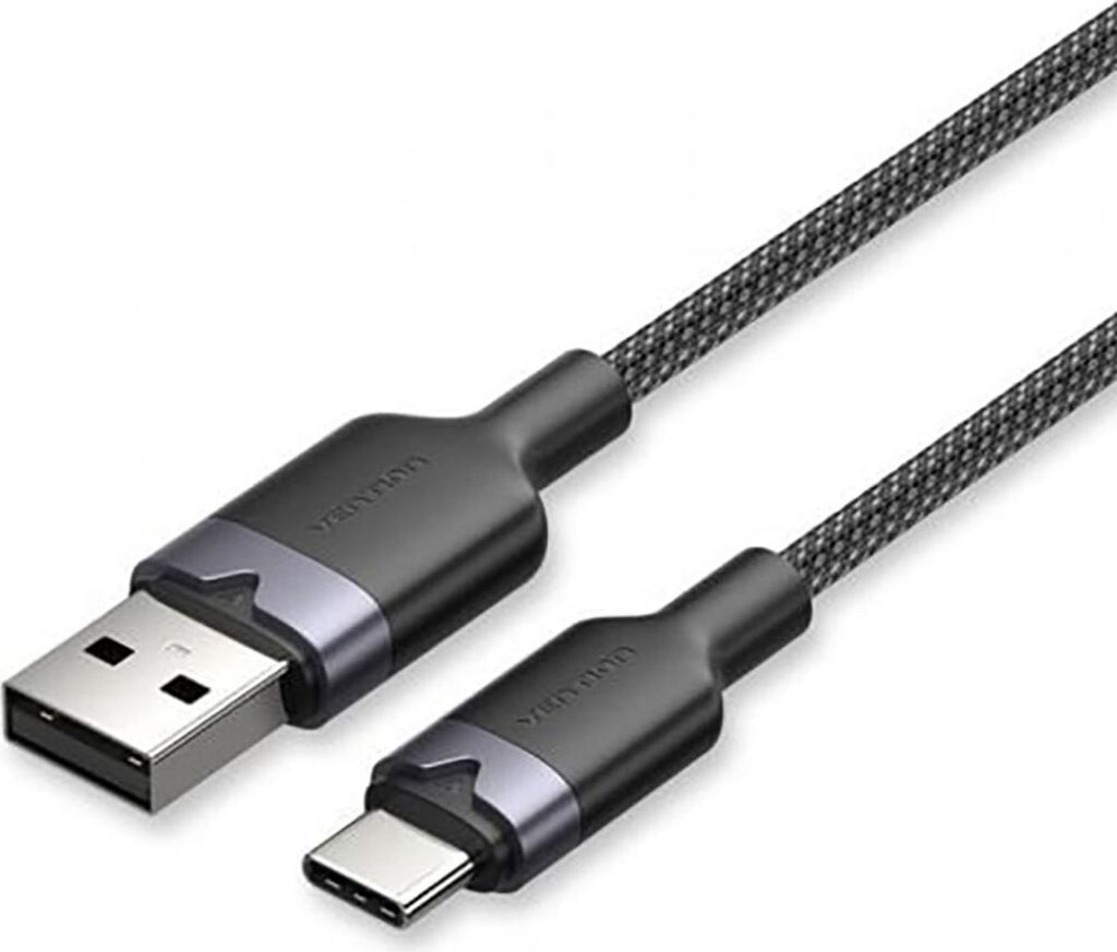 Vention CTNBF, 1 m, USB A, USB C, USB 2.0, 0,48 Gbit/s, Schwarz