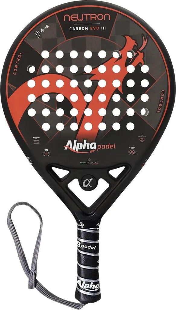 Raquette de padel de contrôle Alphapadel Neutron EVO3 pour la Compétition