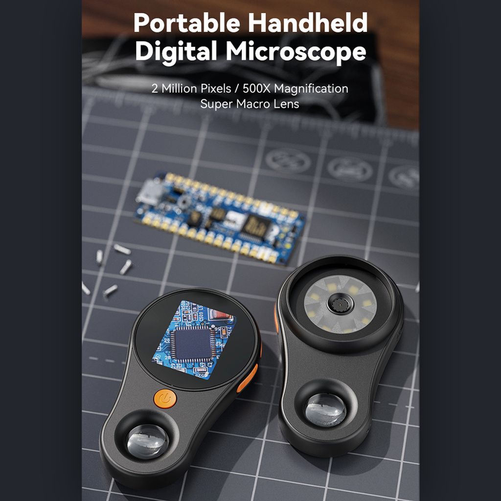 1080P mini mikroskop pro děti, 500x digitální kapesní Obrázek produktu 7