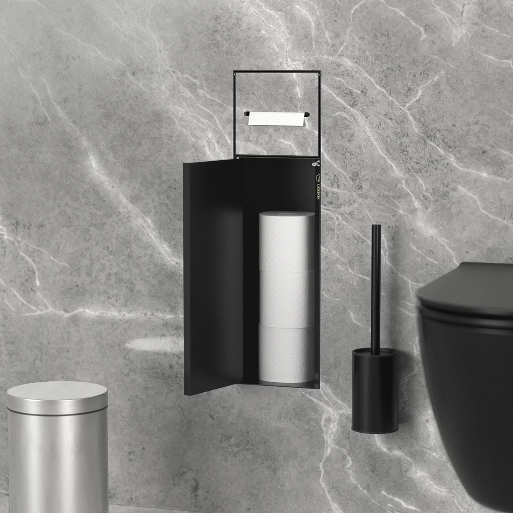 LuxeBath Unterputz-Schrankmodul Edelstahl für die Produktbild 