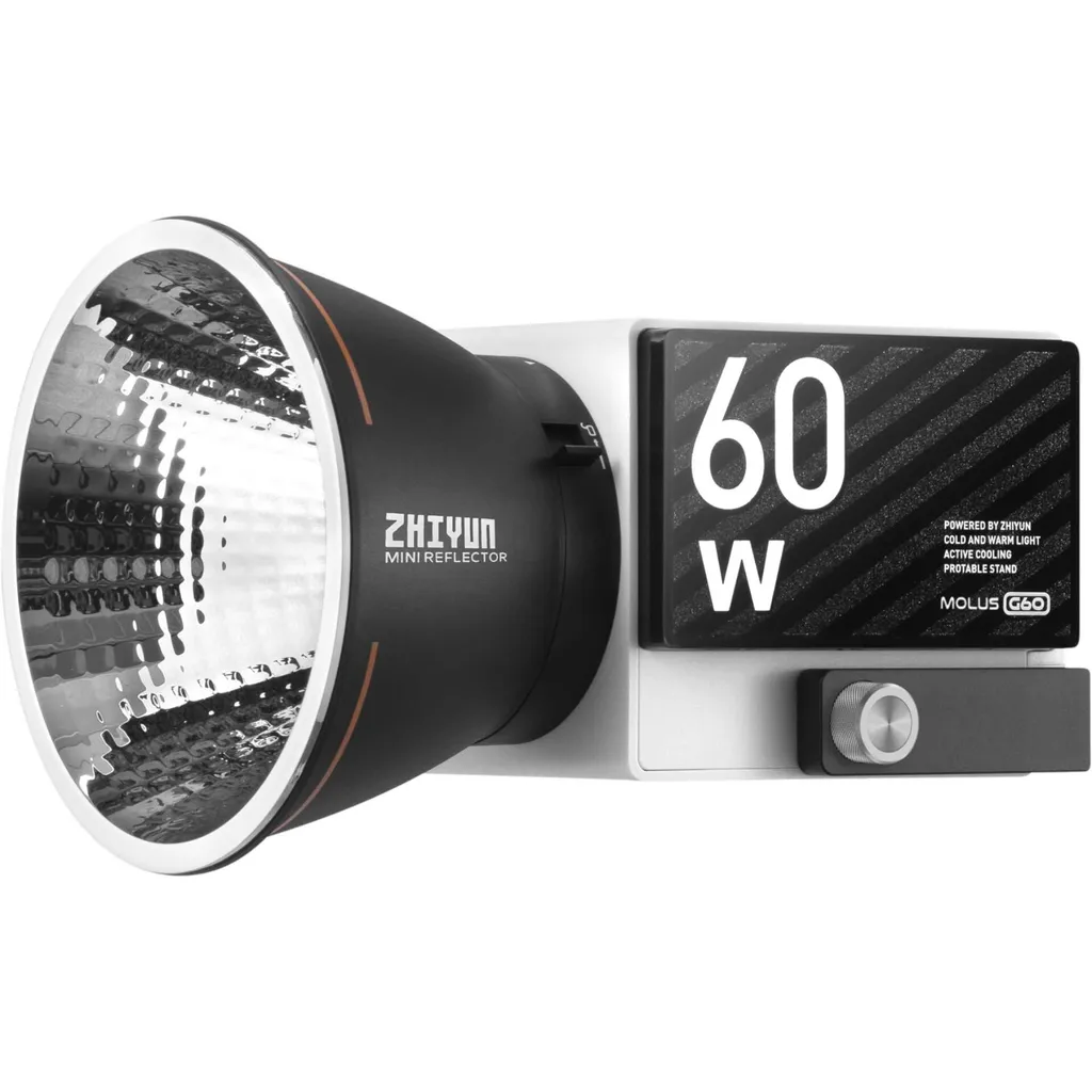 Torche LED 60W ZHIYUN Molus G60 avec refroidissement silencieux