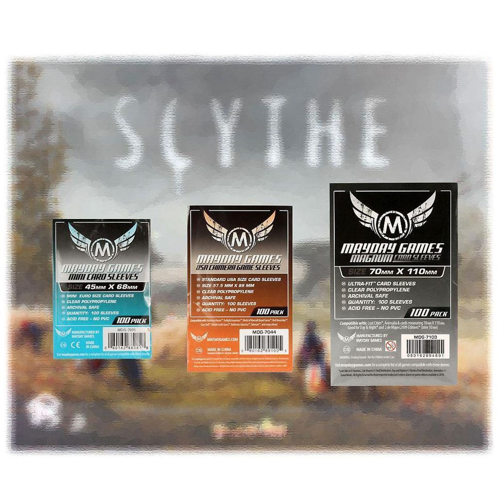 Mayday Standard Sleeves Hüllen 7035 + 7044 + 7103 Vorteilspack für Scythe