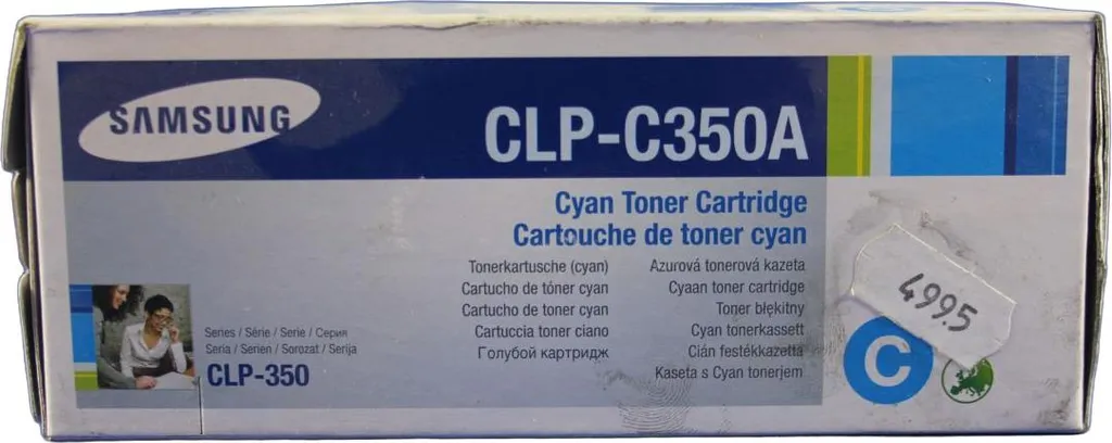 Toner Original Samsung CLP-C350 Cyan Haute Capacité 2000 Pages