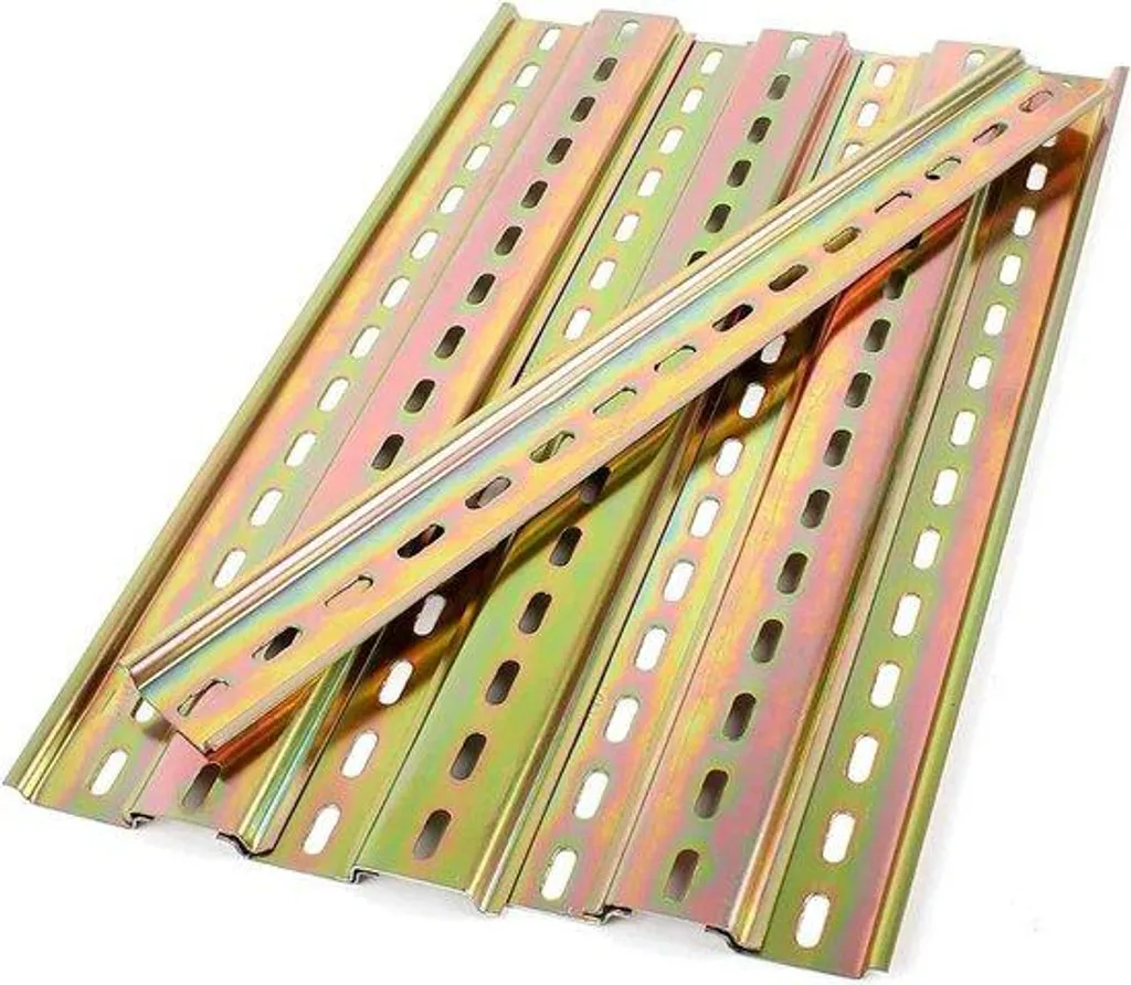 Rail de Montage Symétrique 35mm en Métal 30cm - Pack de 8 Pièces Idéal