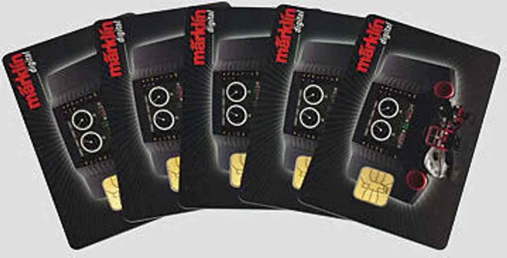 Set de 5 cartes à puce Märklin 60135 pour sauvegarde de locomotives HO