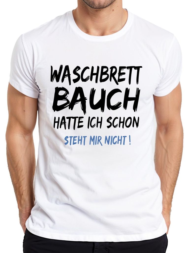 Hatte Waschbrettbauch steht mir nicht Lustig Gym Fit Produktbild 