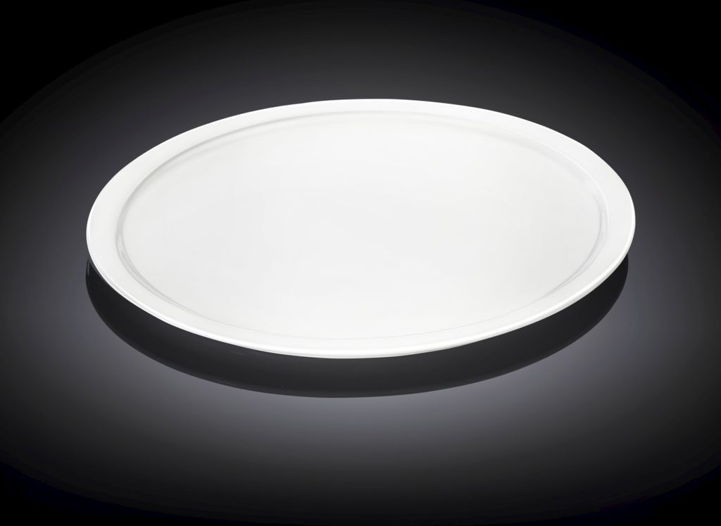 Piatto da pizza Wilmax in porcellana, 35,5 cm, bianco Immagine del prodotto 