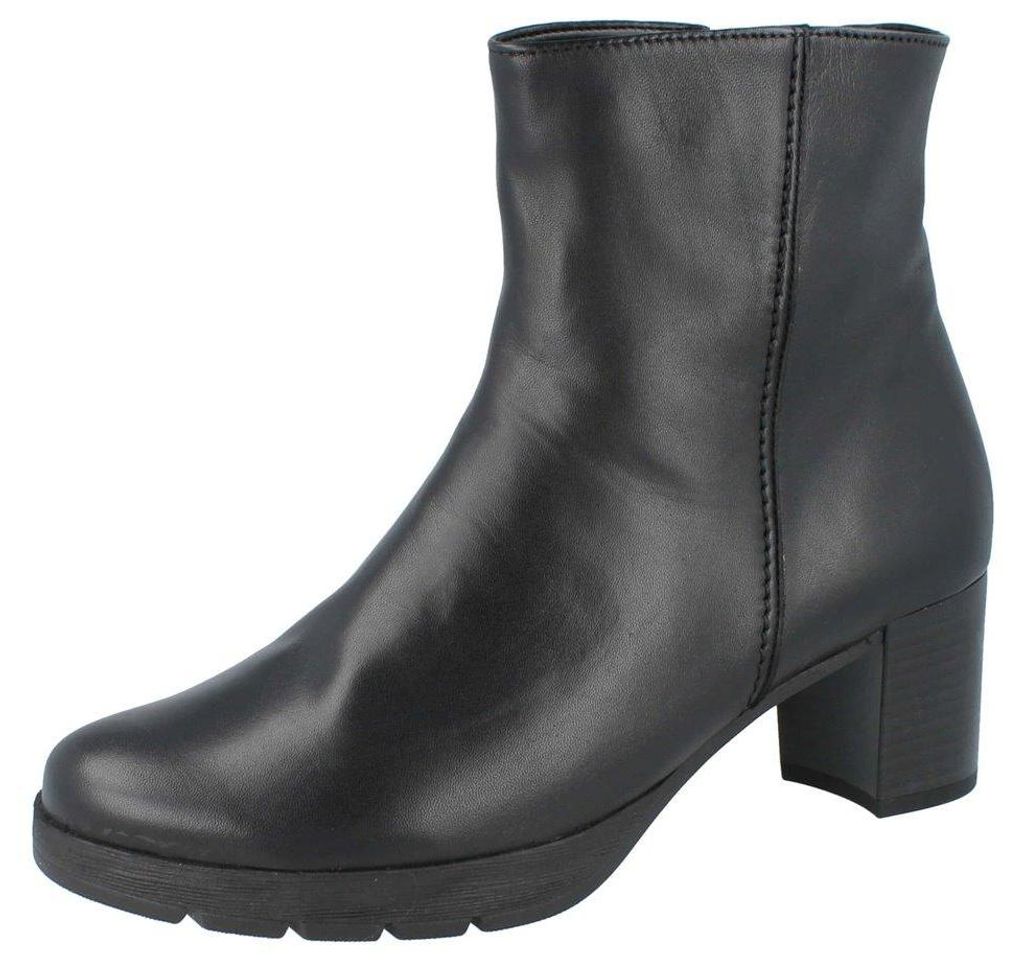 GABOR Comfort Damen Stiefelette schwarz Nappaleder - Größe: Produktbild 