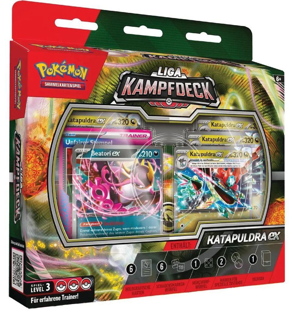 Pokémon-TCG: Katapuldra-ex Liga-Kampfdeck Produktbild 