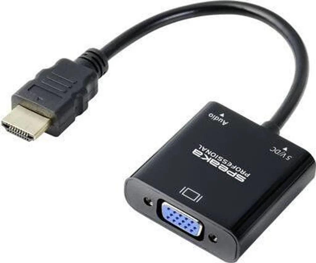 Adattatore HDMI/VGA SpeaKa SP-10352148 | 1080p Full HD & Audio