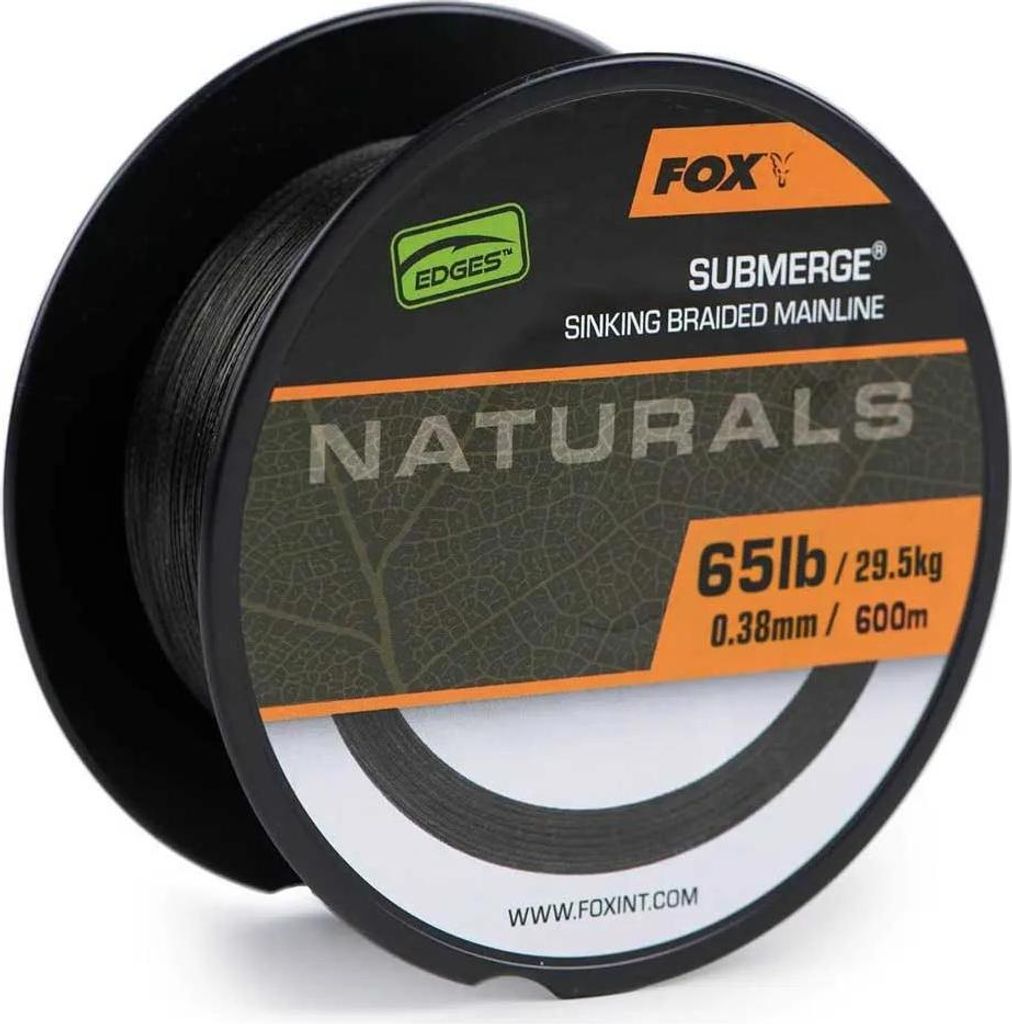 Fox Submerge Naturals Sinking Braid X 300m / 0.38mm / 65lb