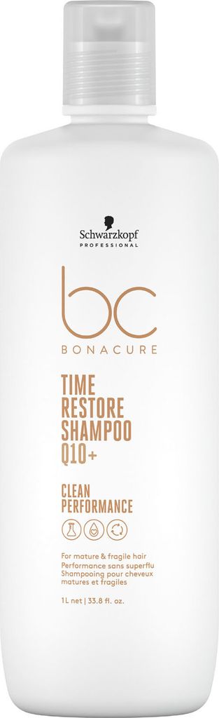 Schwarzkopf Bc Time Restore Q10 Shampoo 1000ml