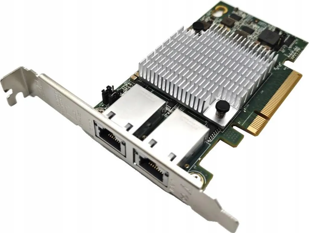 Adaptateur Réseau LAN 10GbE Double Port avec Interface PCI-E et Low Profile - 2