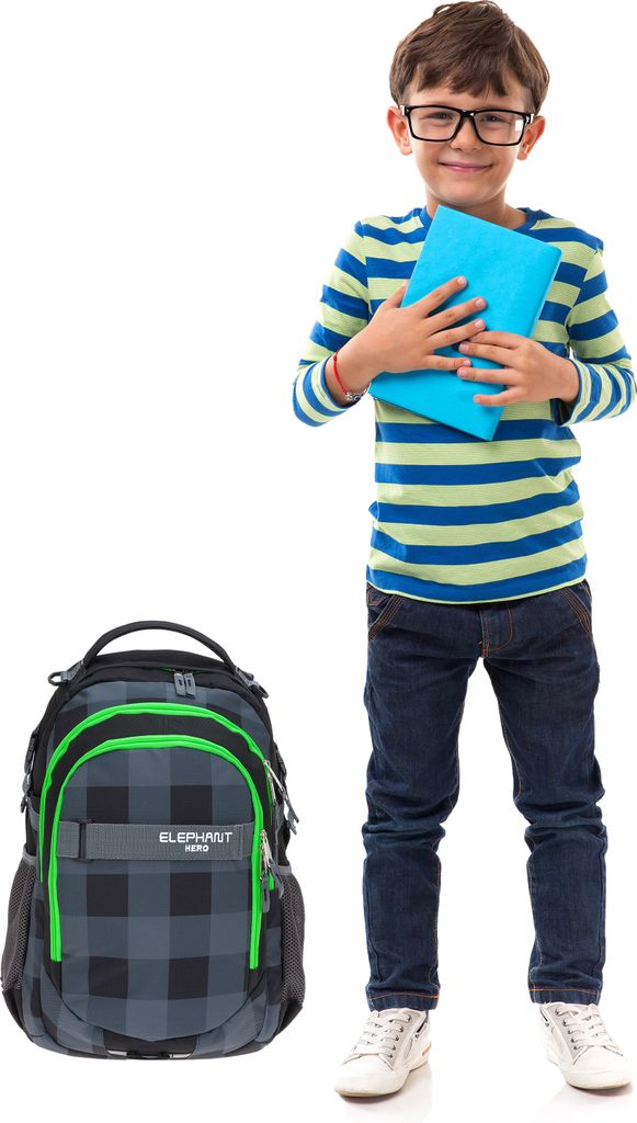 Schulrucksack 3 Teile Set Elephant Hero Signature Rucksack Produktbild 10