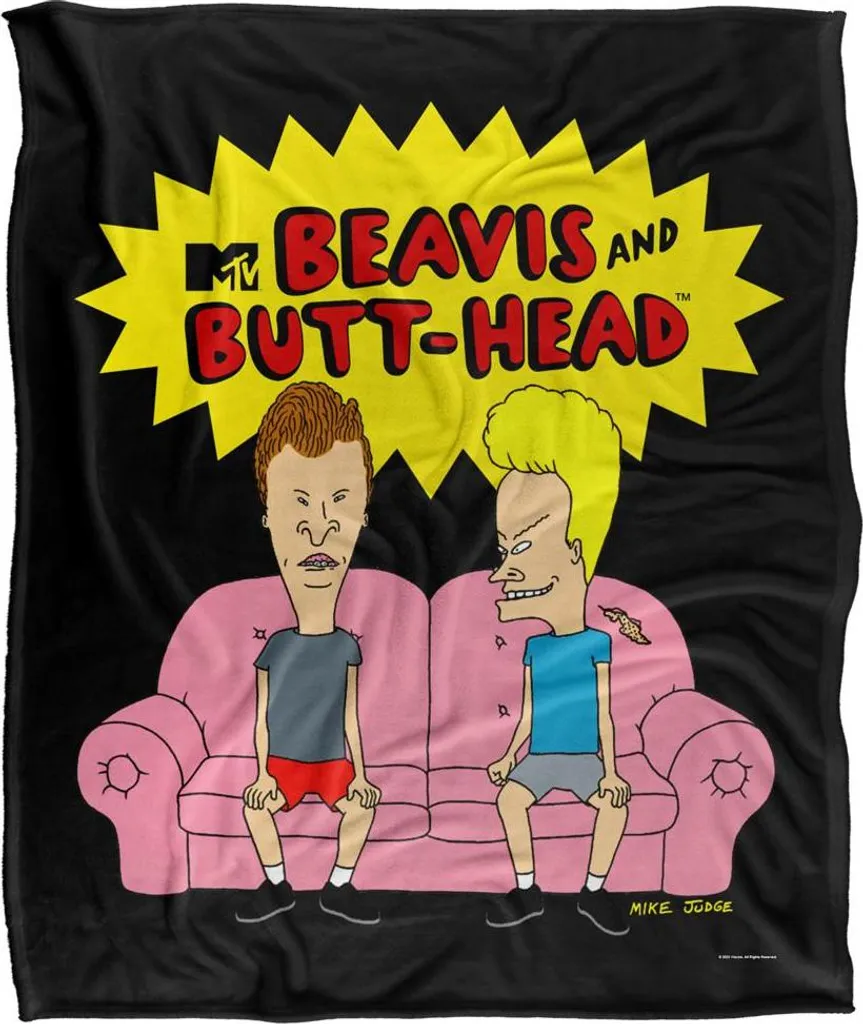 Beavis & Butthead Couverture de Canapé Soyeux TV24900 Multicolore Soft