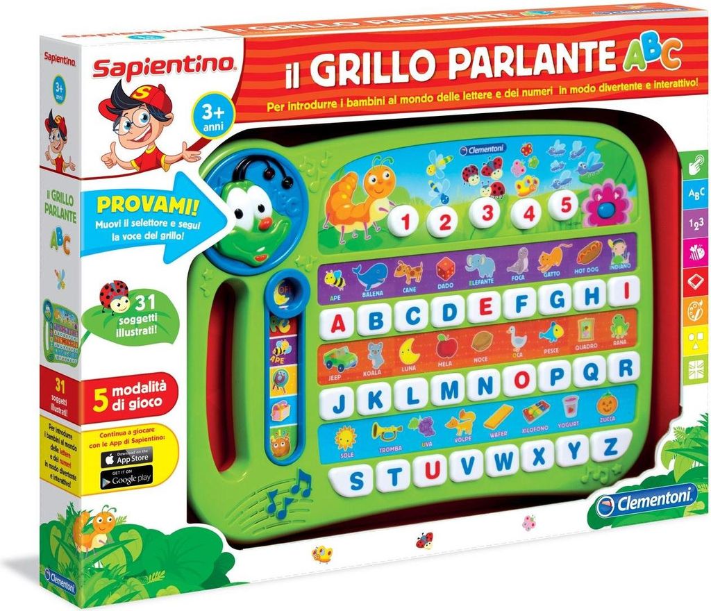 Clementoni 13264, 3 Jahr(e), Mit Ton, Mehrfarbig