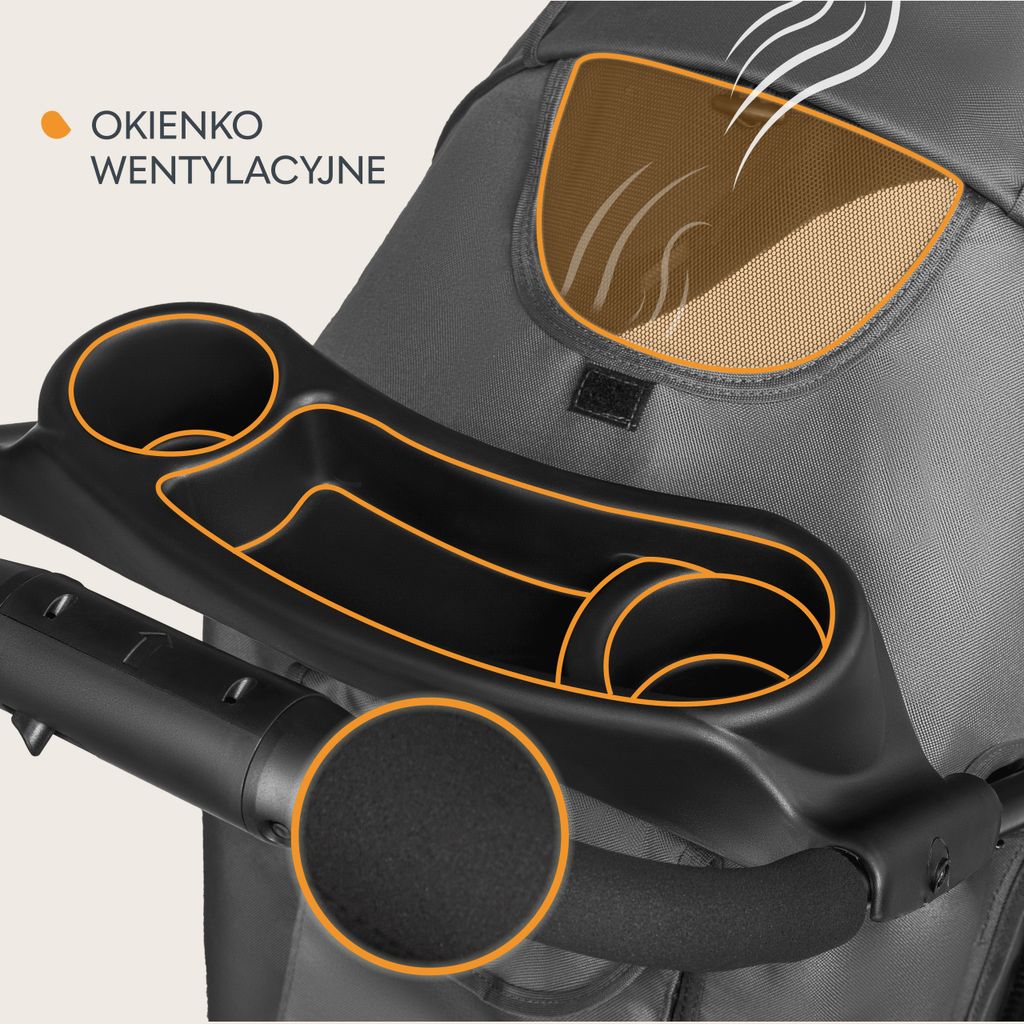 Lionelo Emma Buggy Malý skladací kočík s polohovaním do Obrázok produktu 31