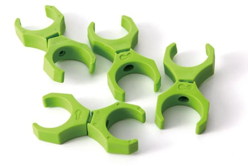 Lot de 12 clips de rechange vert Weplay pour parcours de motricité