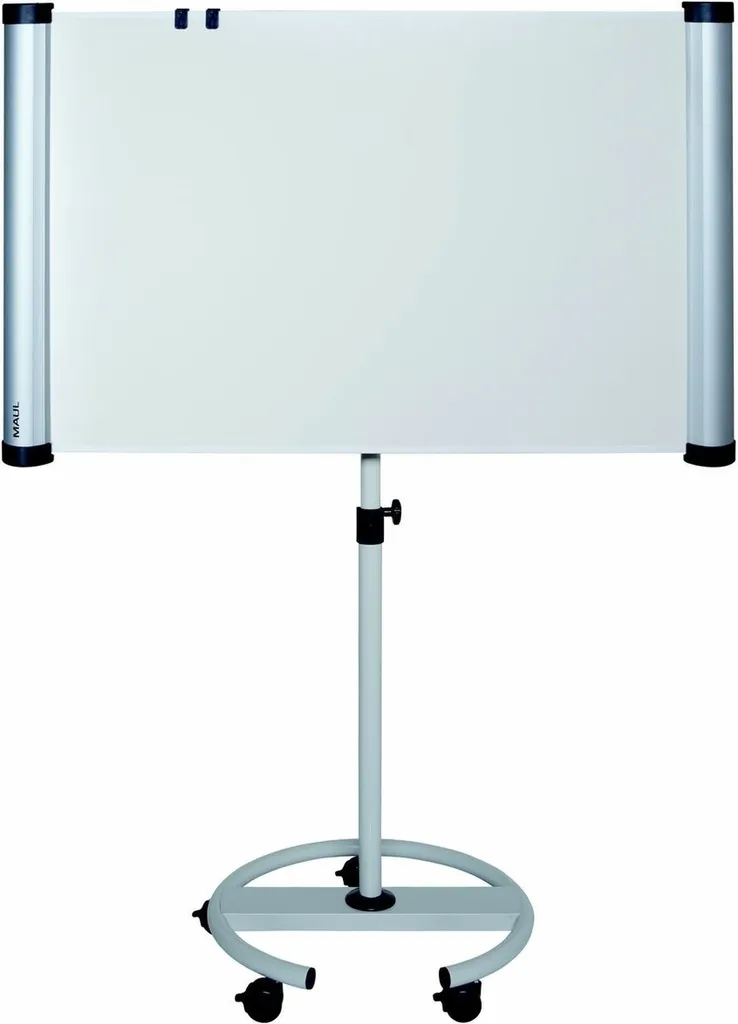 Tableau de Réunion MAULsolid flip2use Gris Métallique à Hauteur Variable
