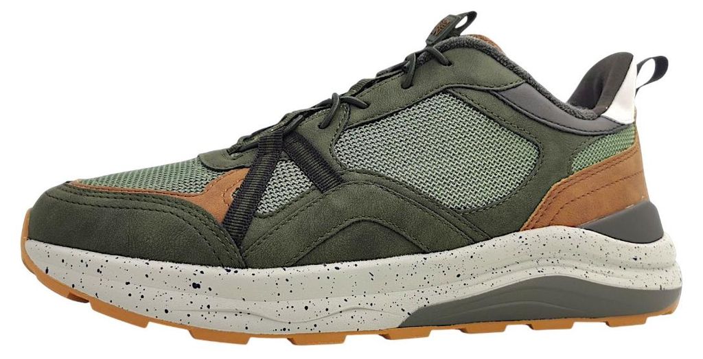 Waldläufer H-Carl Herrenschuhe sportlicher Schnürer Grün Produktbild 