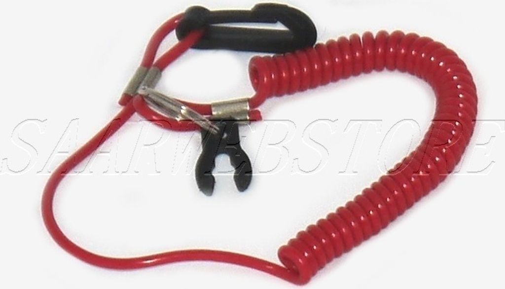 allpa Notstoppclip mit Spiralschnur für Mariner/Suzuki (Alte Mercury ab 1986)