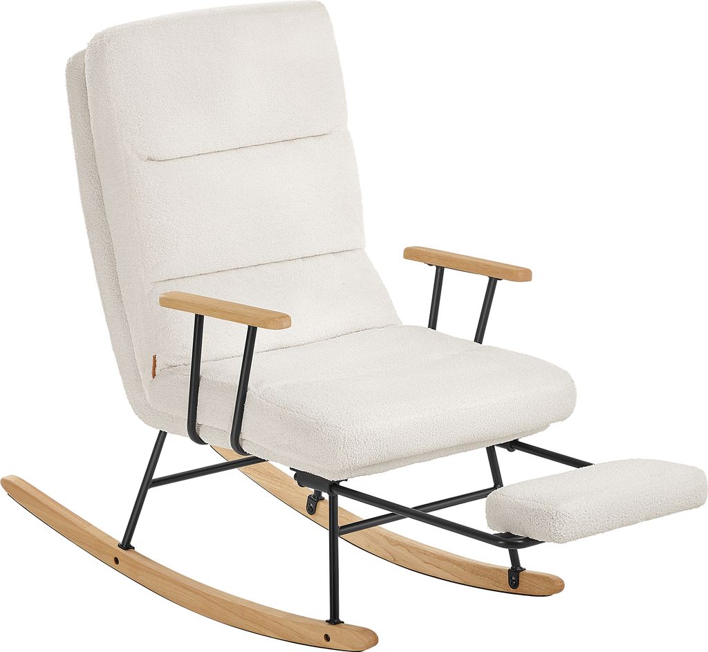 SONGMICS HOME Schaukelstuhl, mit Massivholzfüßen, Produktbild 