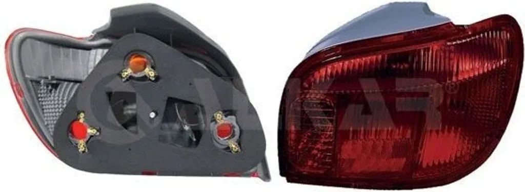 Bloc optique arrière droit pour Toyota Yaris P1 série ALKAR 2212268