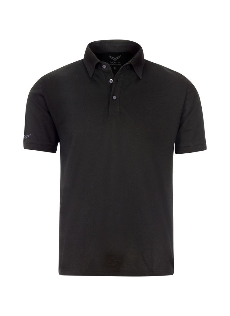 TRIGEMA Business-Poloshirt Herren 627608 schwarz M