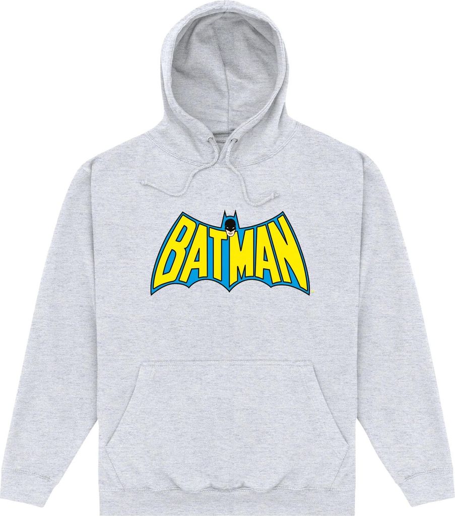 Batman - "OG" Kapuzenpullover für Herren/Damen Uni PN105 (L) (Grau meliert)