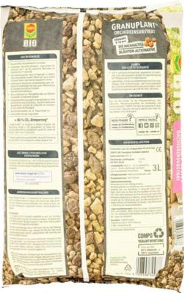 Granuplant ® Orchideen Substrat 3 L natürlicher Bimsstein Produktbild 