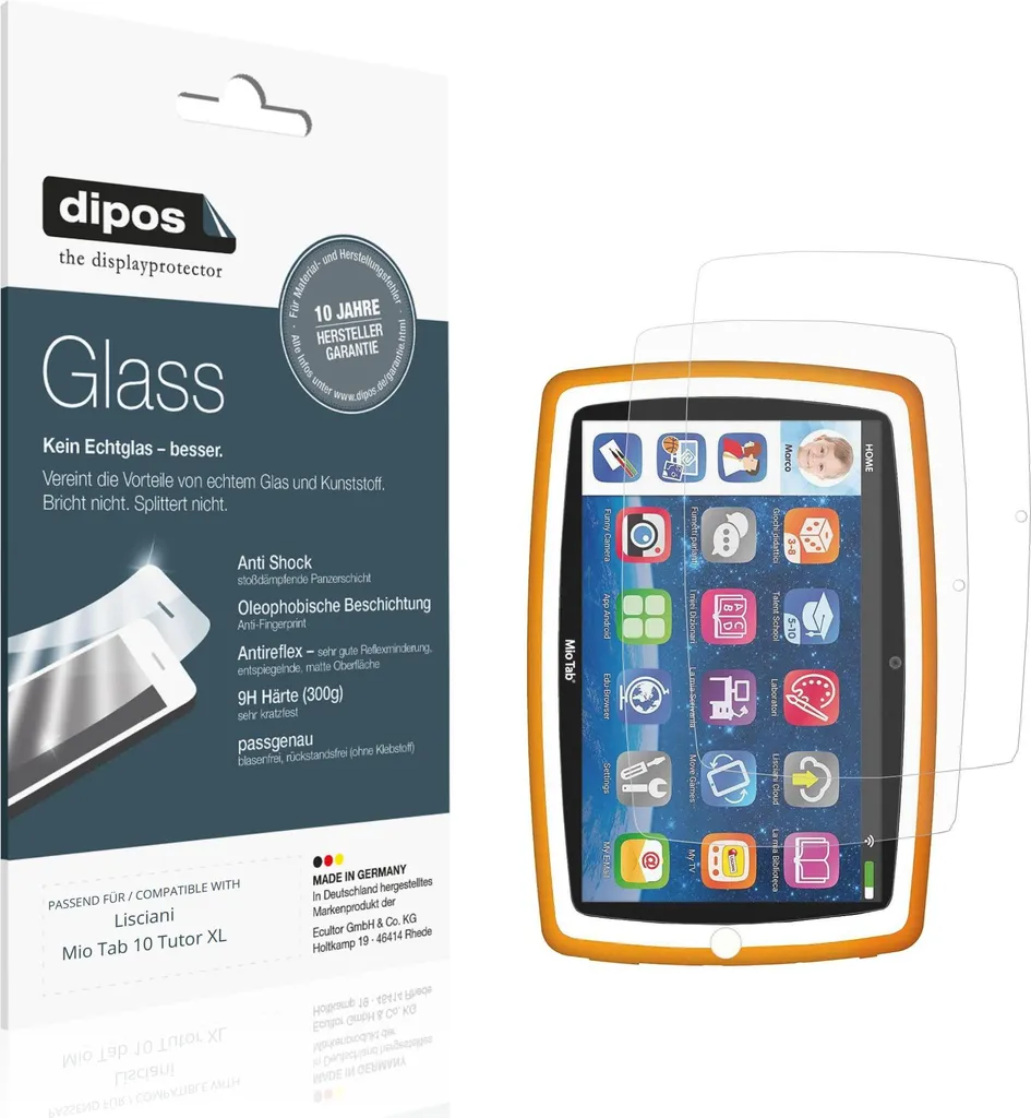 Recensione Pellicola dipos Lisciani Mio Tab 10 Tutor XL 9H Opaca