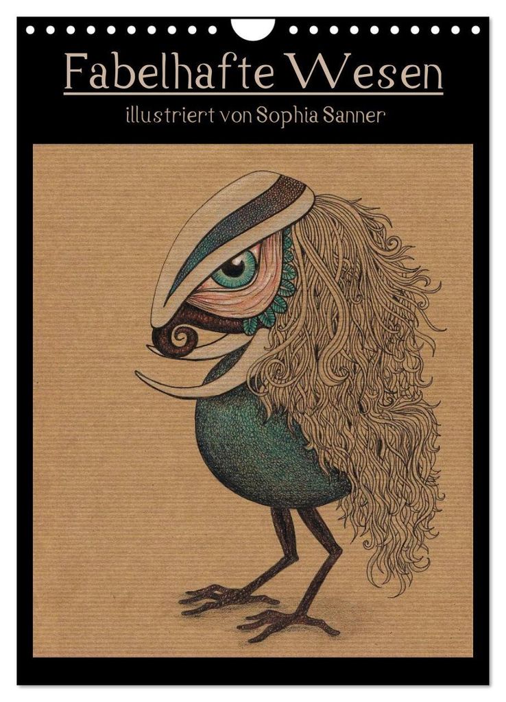 Fabelhafte Wesen / Geburtstagskalender (Wandkalender 2027 DIN A4 hoch), CALVENDO Monatskalender