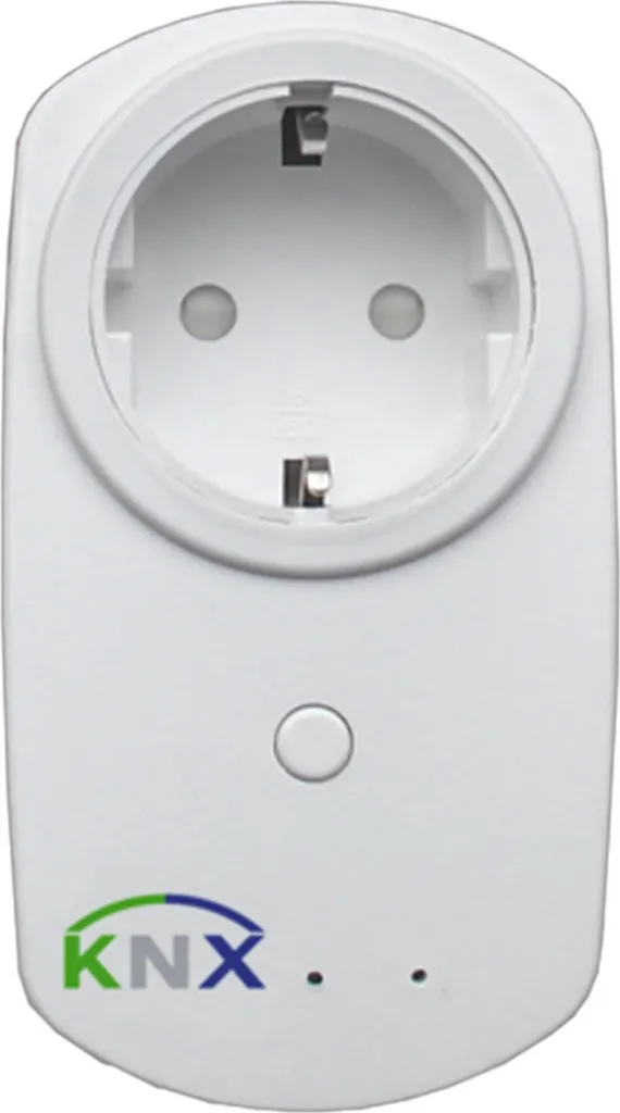 Prise MDT KNX-RF+ simple 16A avec compteur d'énergie active intégré