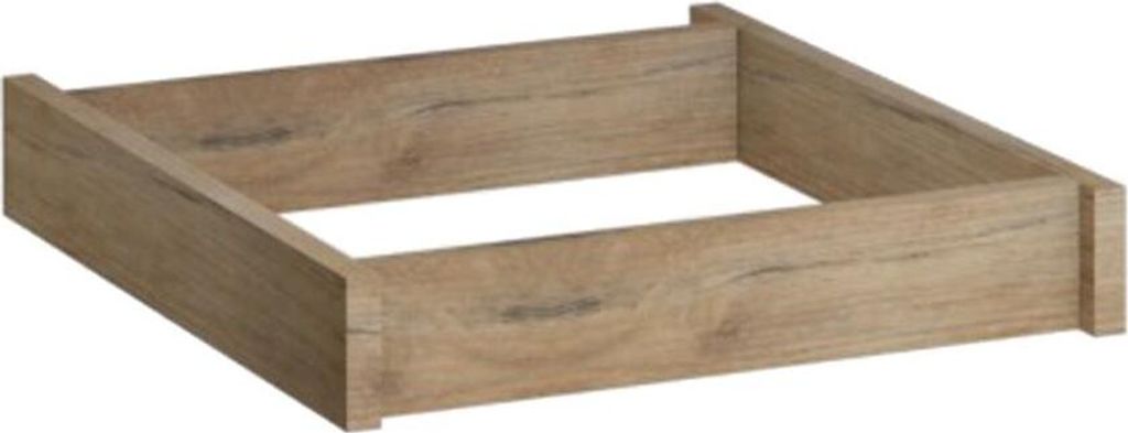 Sockel, B 45 cm x T 53 cm, Wildeiche