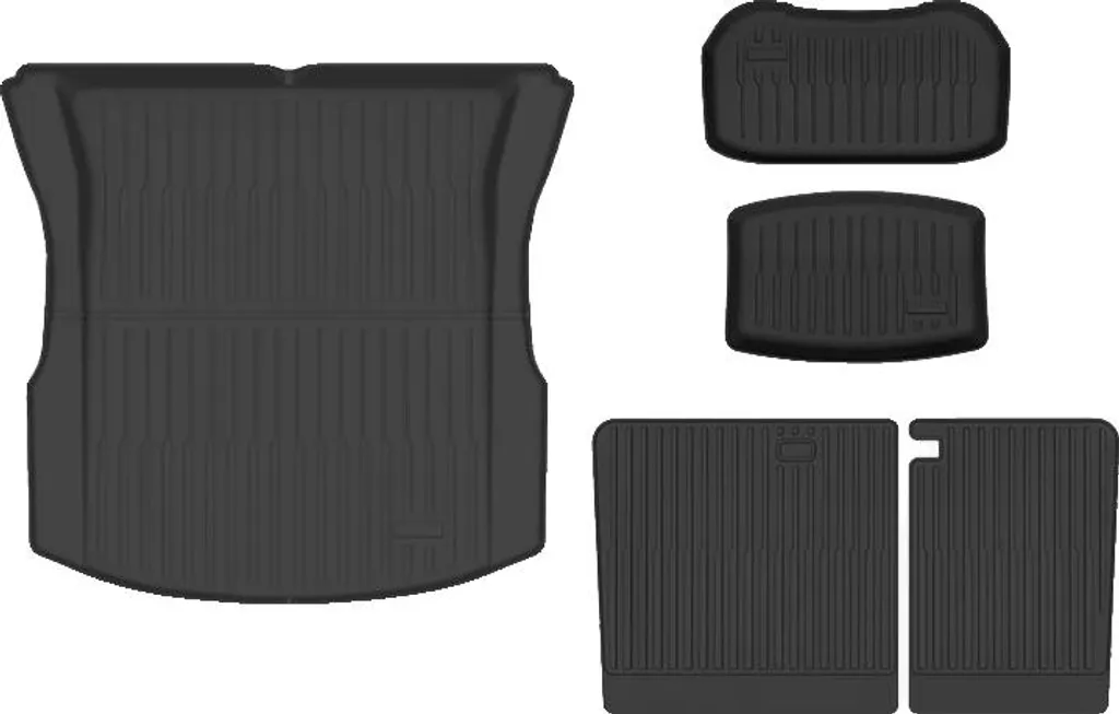 Tapis de sol anti-salissure pour Tesla Model 3 2023-2025, lot de 5