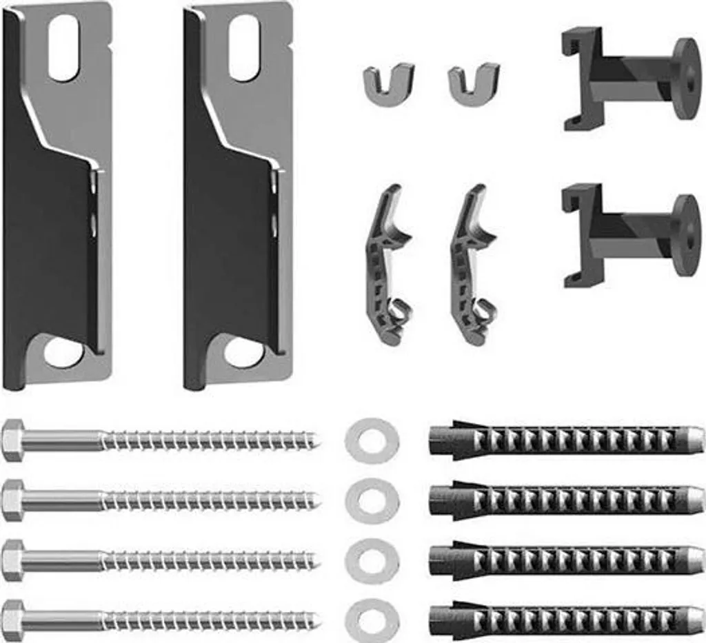 Set Staffe Kermi Corte Zincate 30mm per Radiatori FHK/HW | Offerta Online