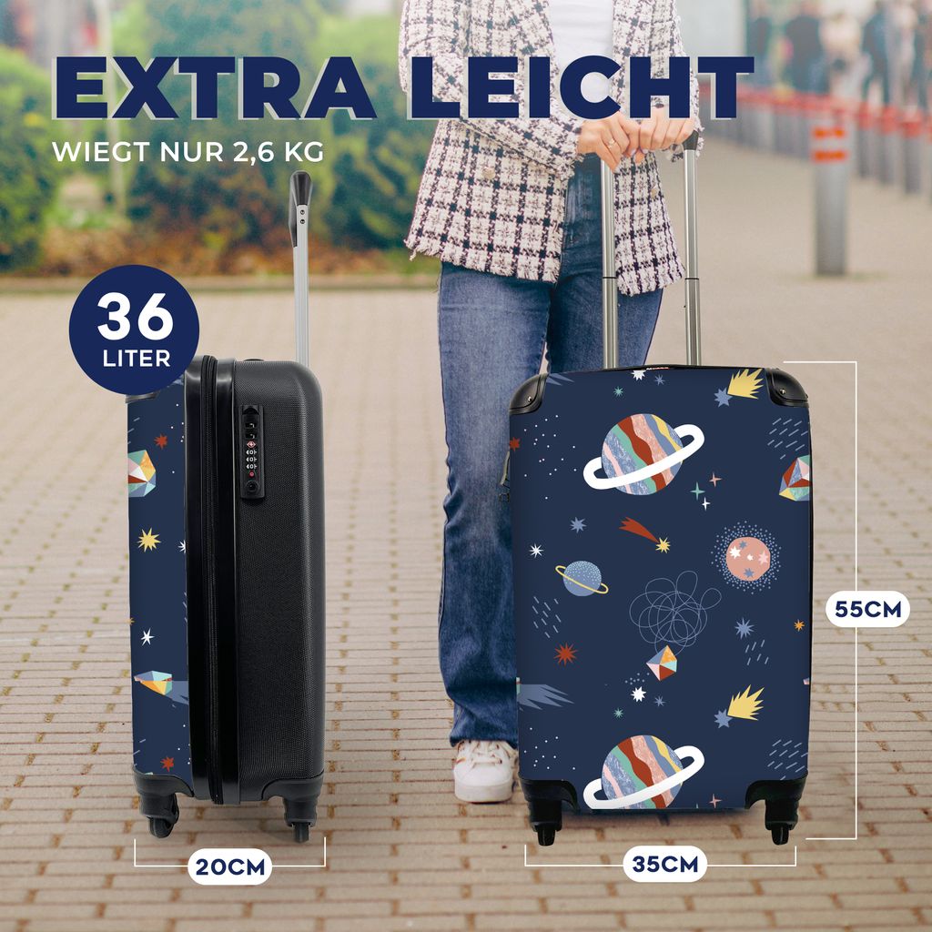 NoBoringSuitcases.com® Kufr Príručná batožina Kufr na Obrázok produktu 3