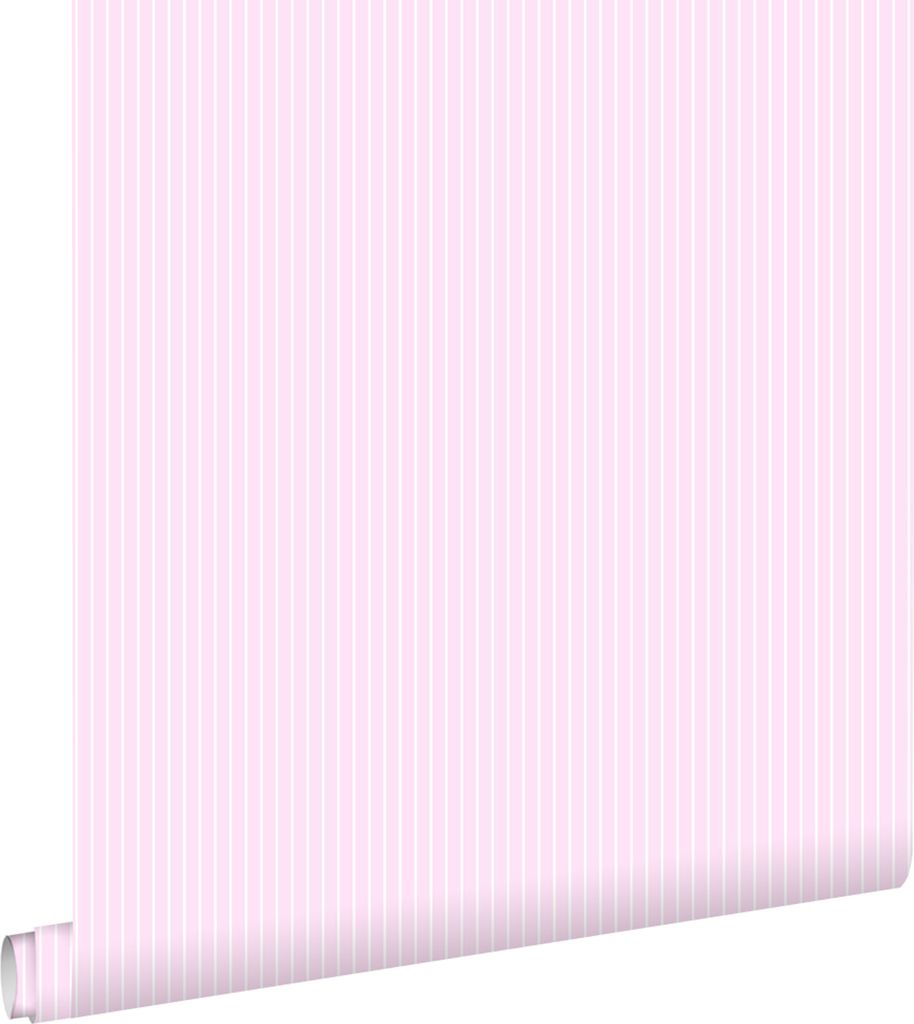 ESTAhome Tapete Streifen Rosa 53 cm x 10.05 m