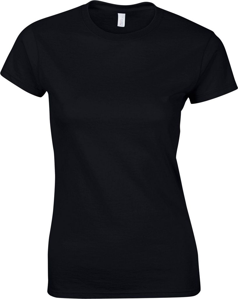 Gildan - "Softstyle" T-Shirt für Damen RW10049 (S) (Schwarz)