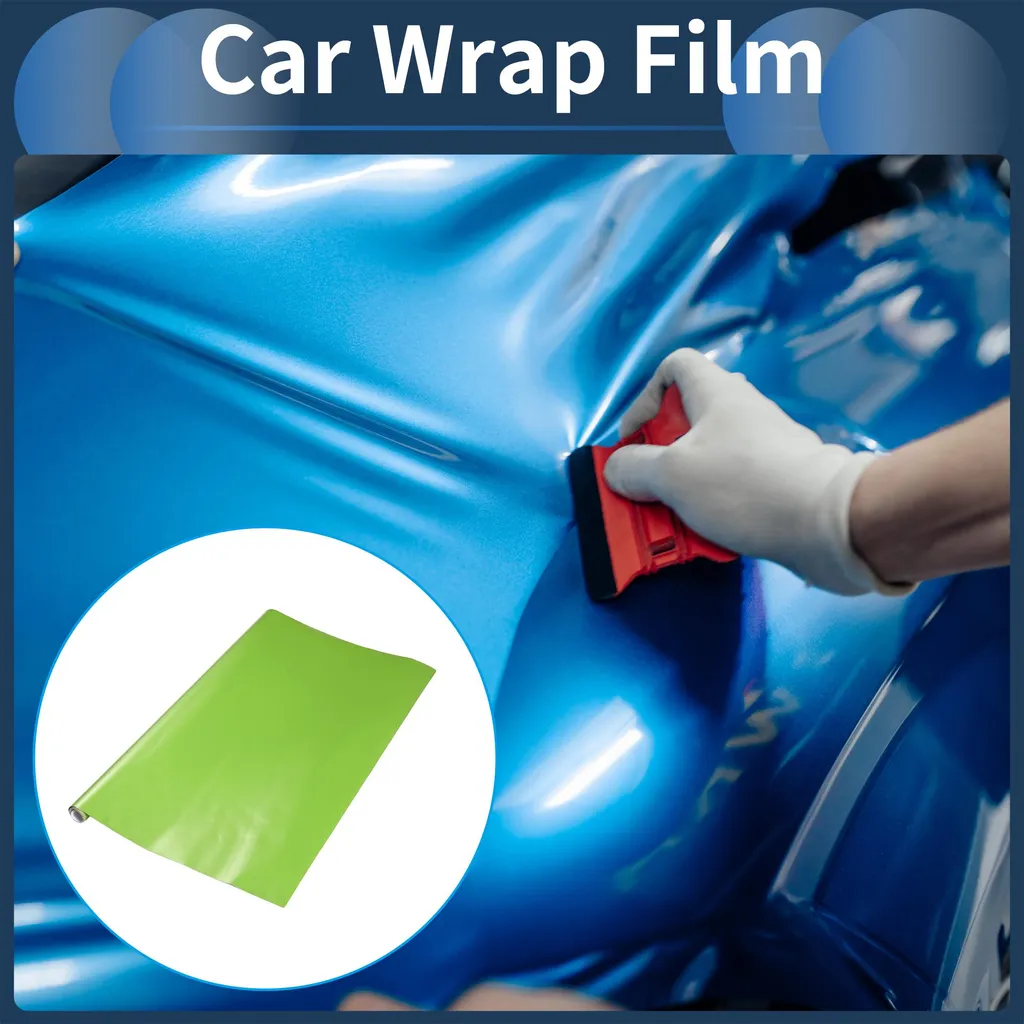 Film de Covering Voiture Vert Mat Protecteur en PVC Haute Qualité