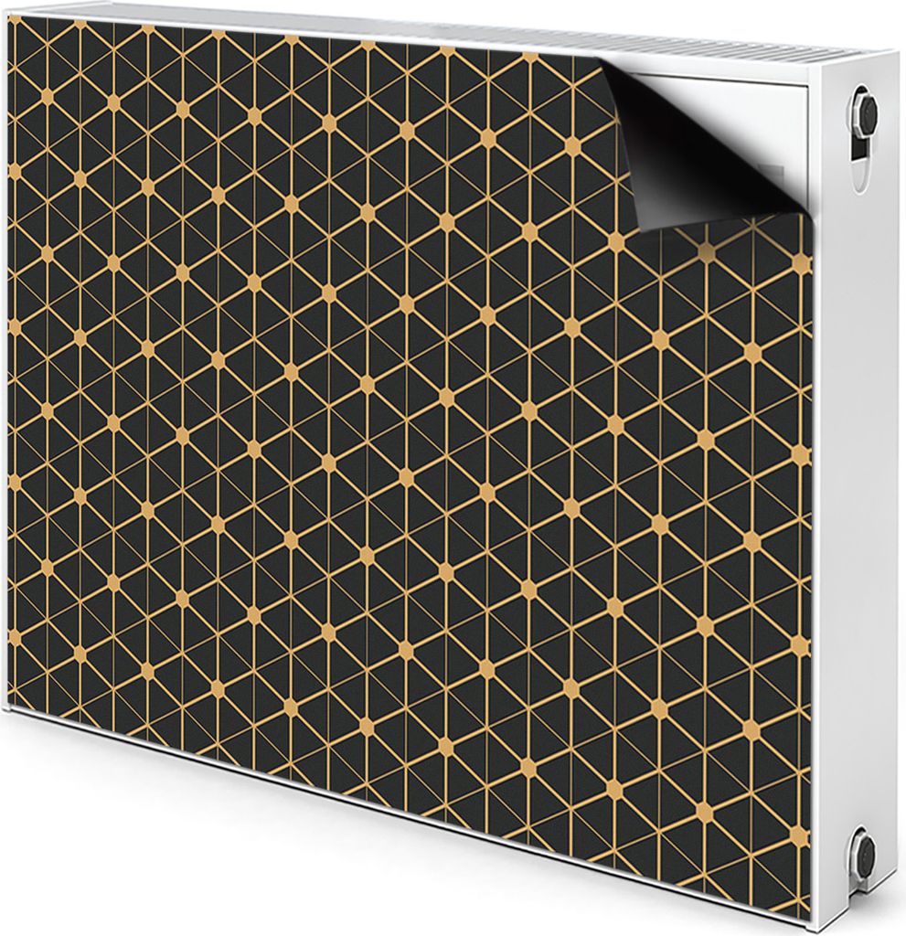 Magnet Heizkörper Heizkörper-Abdeckung Heizkörperabdeckung 110x60 cm - Hexagonal