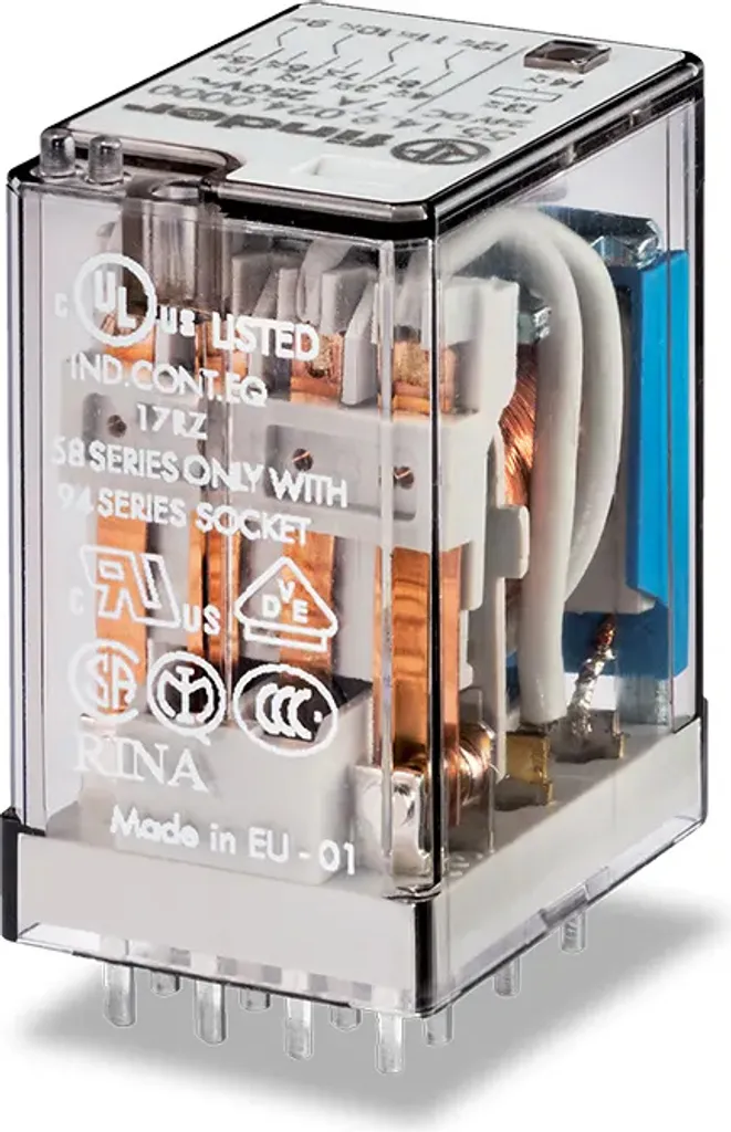 Relè industriale Finder 24 VAC 190 ? 1,5 VA (55.14.8.024.0000)