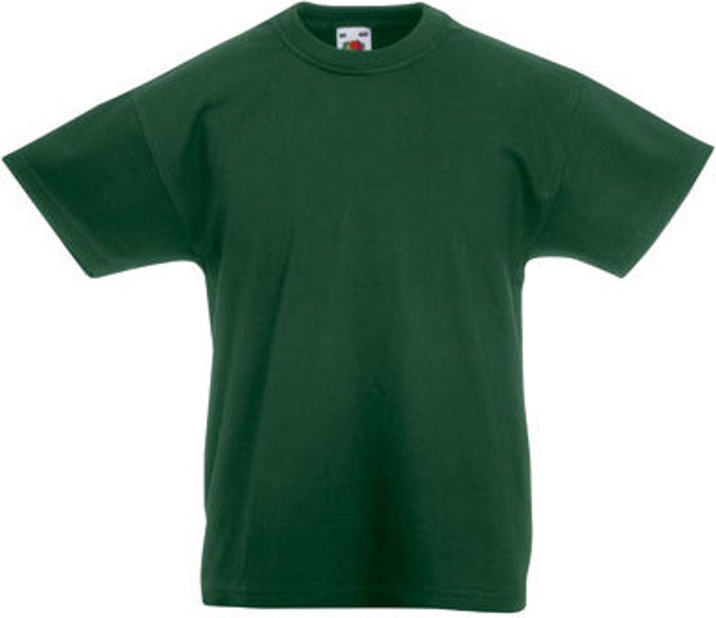 Fruit of the Loom - Kids Valueweight T - Bottle Green - 116