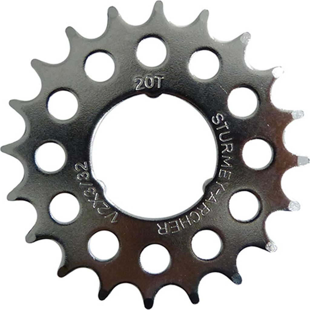 Steckkranz 20 Zähne, 1/2"x3/32" flach, SunRace, HSL949 Produktbild 