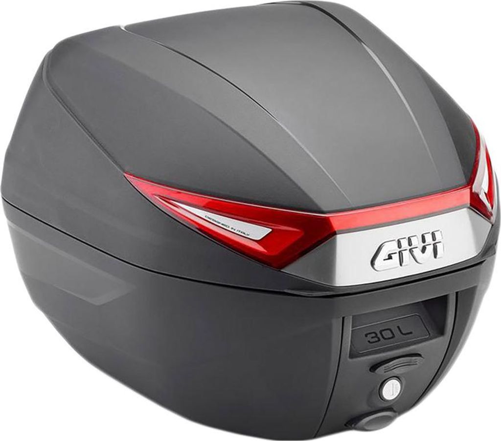GIVI C30 Monolock-Topcase schwarz rot 30L