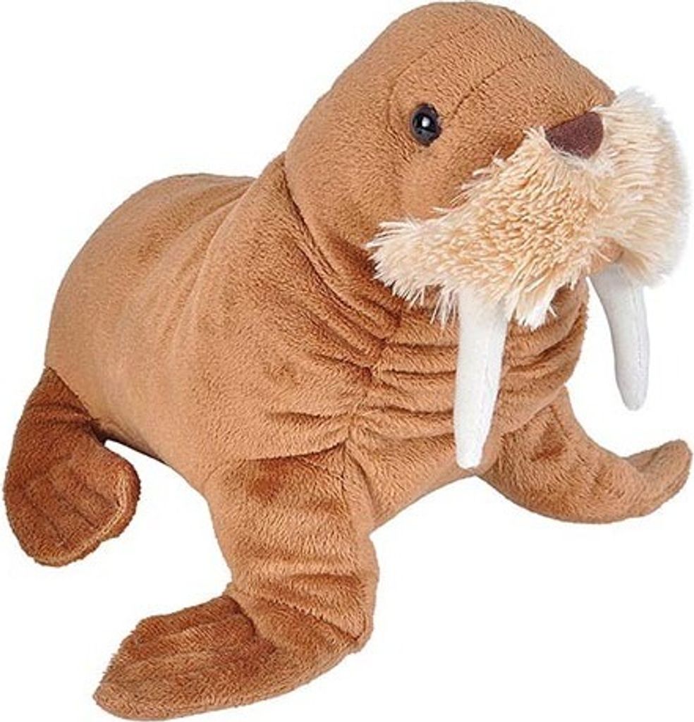 Wild Republic Plusch Walross Pluschtier braun 27 cm Produktbild 